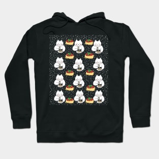 Funny Cat Eats Spaghetti Hoodie